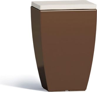 Monacis Idralite - Asiento De Resina Mod. Fine 33x33 Cm Marr&oacute;n