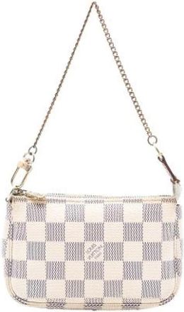 Louis Vuitton Pre-owned Mini Bag - Dames - Vintage Mini Tas - Wit - ONE Size - Vintage