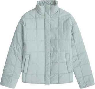 Animal Nina Grid Quilted Padded Jacket in Mint at Nordstrom, Size 12
