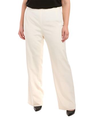 Lafayette 148 New York Plus Studio Silk-Blend Pant