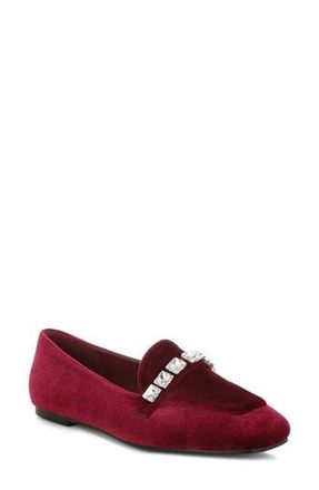 Rag & Co. Kyari Water Repellent Flat in Dark Red at Nordstrom Rack, Size 10