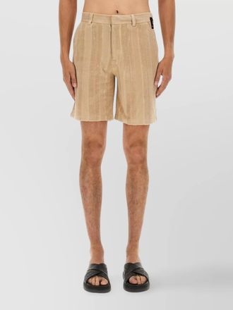 Fendi cotton tailored shorts
