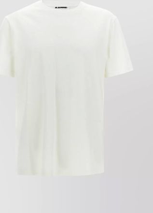 Jil Sander cotton logo patch t-shirt