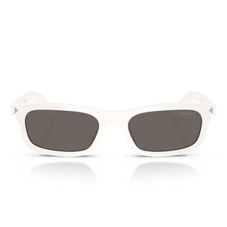 Prada Sunglasses Prd05 S 17 K731 Talc White/Dark Gray Women