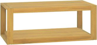 vidaXL Wall-mounted Bathroom Cabinet 35.4x17.7x13.8 Solid Wood Teak