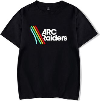 Generic ARC Raiders New Game Fashion Harajuku Summer Tee Clothes Casual Summer T-Shirt (Black,M)