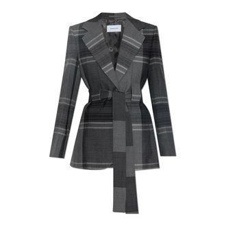 Ferragamo Dames, Jassen, Grijs, Maat: 2XS Zijde