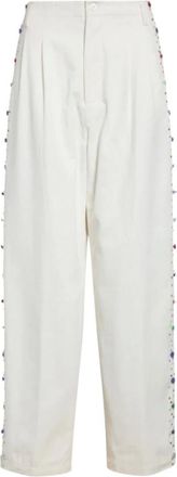 Bode Button Jar Trousers - Trousers - Mujer - Multicolor - W26