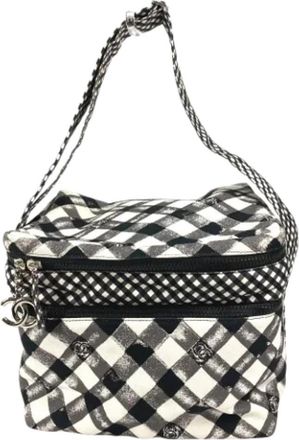 Chanel Pre-owned Leather chanel-bags - Dames - Vintage Handtas - Wit - ONE Size - Vintage