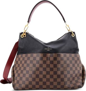Louis Vuitton Maida Handbag Damier with Leather hobo bag - Zwart