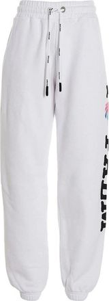 Palm Angels Womens Palm Angels I Love Pa Sweatpants White - Size: 12