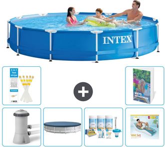 Intex Piscina Con Estructura Redonda - 366x76 Cm - 7-piezas S335