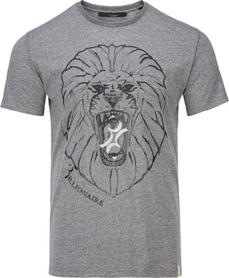 Billionaire Boys Club T-shirt Ronde Hals SS Lion - Heren - T-shirts - Grijs - XS - Katoen - Tops