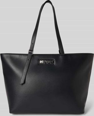HUGO BOSS Shopper mit Label-Applikation Modell MEL 2.0 TOTE in Black, Größe 1