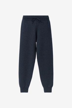 Fabiana Filippi Glitzernde Strick-Jogginghose aus Platinum-Garn