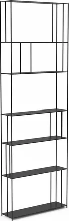 AM.PM Boekenrek in staal H240 cm, Parallel XL slim