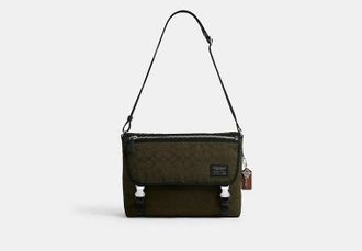 Coach Messenger In Signature Nylon