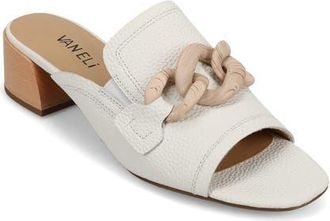 Vaneli Cannia Block Heel Sandal in White at Nordstrom, Size 6.5