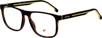Carrera Mens 55 mm Brown Opticals