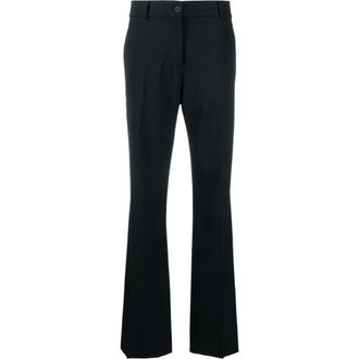 STUDIO NICHOLSON Dames, Broeken, Blauw, Maat: M Wol