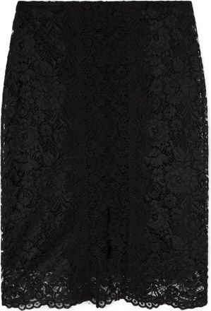 Motivi Falda l&aacute;piz de encaje con dobladillo festoneado - Skirts - Mujer - Negro - 2XL
