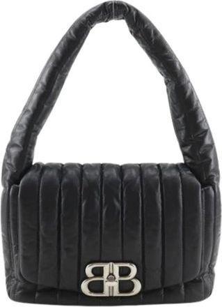 Balenciaga Pre-owned Shoulder Bags, female, Black, Size: ONE SIZE Pre-owned Vintage Shoulder Bag