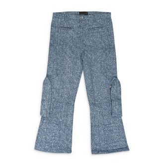 Who Decides War by Ev Bravado INDIGO RAISED WINDOW WOVEN PANTS