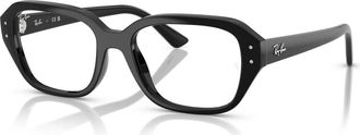 Ray-Ban 51mm Square optical glasses in Black at Nordstrom