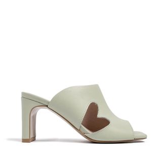 L37 Chique Zomersandalen - Dames - Muiltjes - Groen - 37 EU - Schoenen