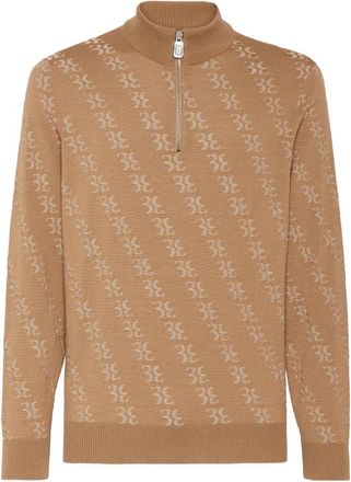 Billionaire Boys Club Zip-up Pullover - Heren - Coltruien - Beige - 3XL - Truien & Vesten
