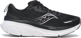 Saucony Womens Guide 18 Running Shoes In Black/ White