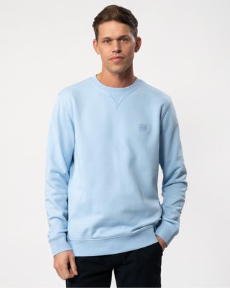 Boss Orange by Hugo Boss BOSS Orange Westart Heren Crewneck Sweatshirt Met Logopatch