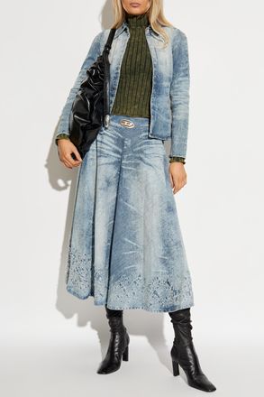 Diesel Skirt DE-ANNET-FSH, Womens, Blue