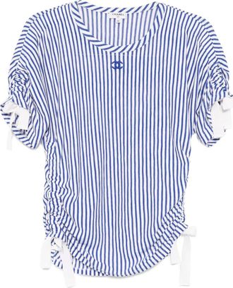 Chanel Top a maniche corte 2018 - Blu