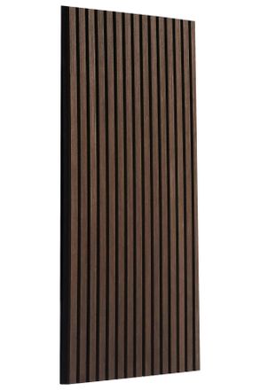 Boxxx Akustikpaneel, Schwarz, Walnussfarben, Kunststoff, Holzwerkstoff, 60x120x2.1 cm, Tapeten & Wandverkleidungen, Akustikpaneele