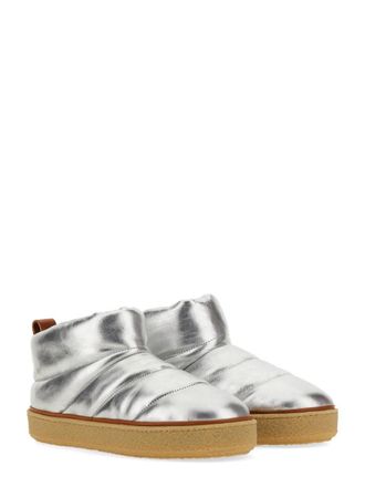 Isabel Marant Leather Boots - Silver