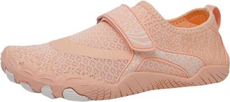 Generic Unisex Slip-On Elastic Casual Sneakers for Water Sports and Beach Activities Comfortable Wading and Diving Footwear (6.5) Pink