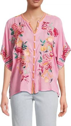 Johnny Was Roylane Blouse Eddy In Spring Rose