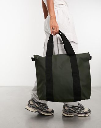 Rains 14160 - Maxi borsa unisex waterproof verde