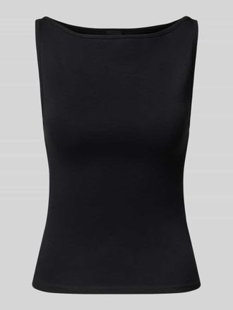 Gina Tricot Tanktop mit U-Boot-Ausschnitt in Black, Größe XL