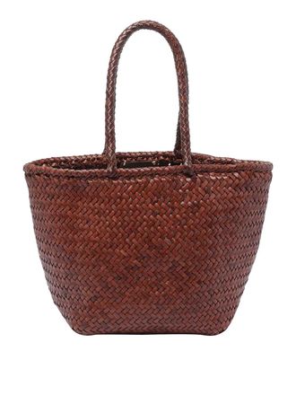 Dragon Diffusion Bruciato Grace Small Basket Bag