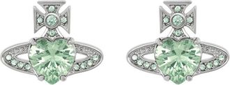 Vivienne Westwood Ariella Crystal-embellished orb Stud Earrings - Green - One Size