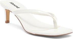 Abound Tina Kitten Heel Sandal in White Blanc at Nordstrom Rack, Size 9.5