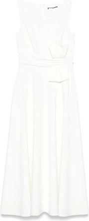 Nissa Abito lungo in crêpe - Bianco