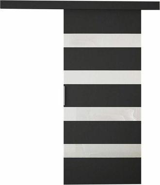 Mirjan24 Mobilier1 - Puerta Corredera Closico 174, Negro + Blanco