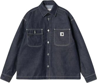 Carhartt Work in Progress Louis Shirt Jac - Heren - Spijkerjassen - Blauw - XS - Katoen - Jassen