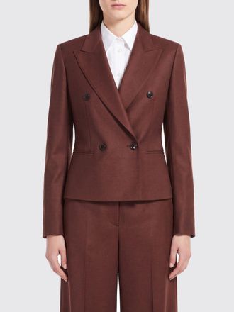 Max Mara Jacket Woman color Burnt