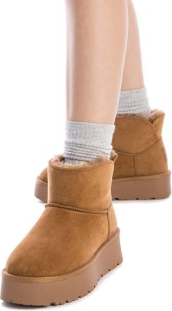 Xti Womens Suede Ankle Winter Boots 142197