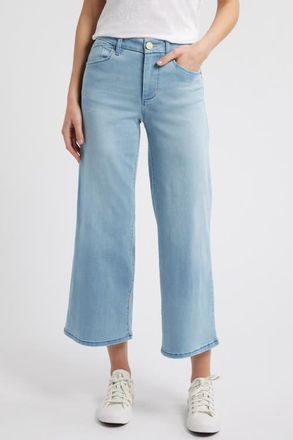 1822 Denim Better Butter High Waist Crop Wide Leg Jeans in Chrisley at Nordstrom, Size 30
