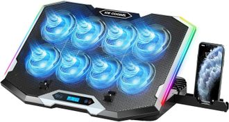 OEM Soporte De Refrigeraci&oacute;n Para Port&aacute;tiles Gaming Con 8 Ventiladores